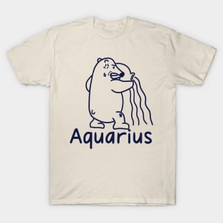 Aquarius Bear Cute 1 T-Shirt